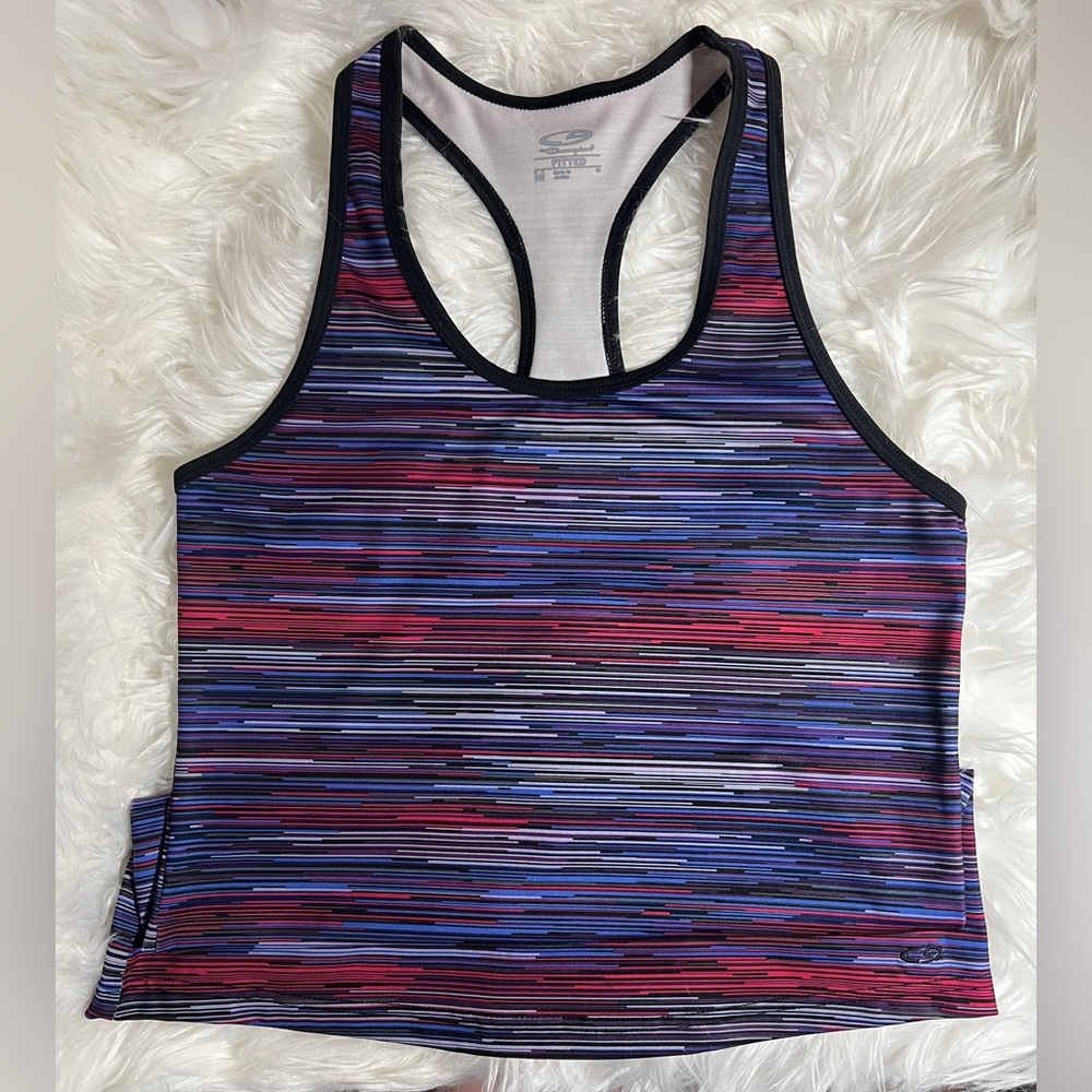 C9 by Champion Women’s Racerback Multi-Colored Graphite Print Tank!